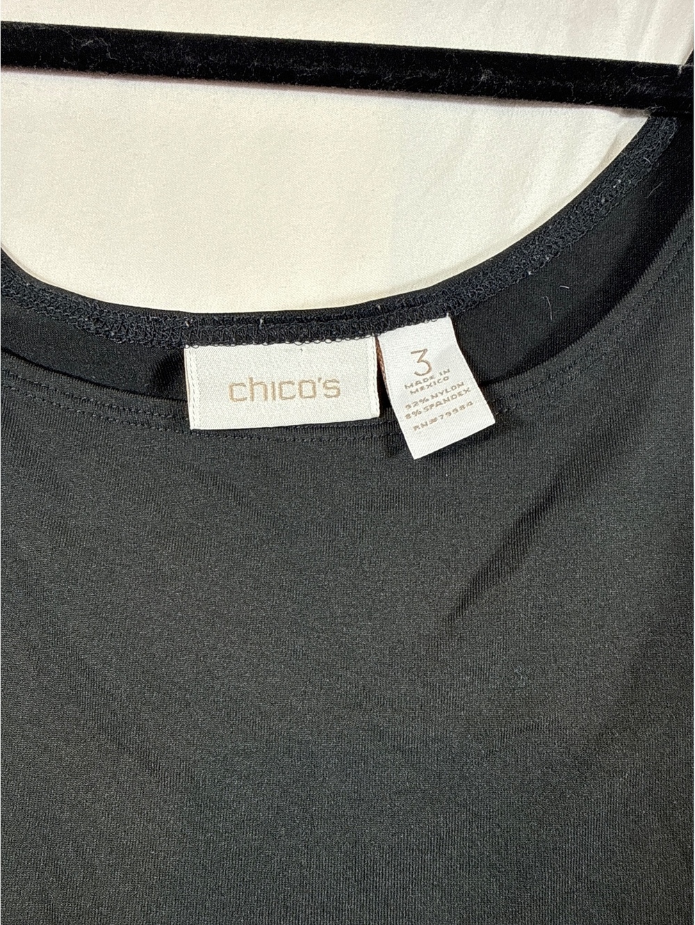 Chico’s Women’s Black Tank Top Size 3 - Picture 2 of 5